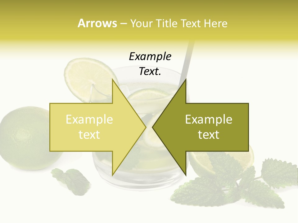 Syrup Sugar Mint PowerPoint Template