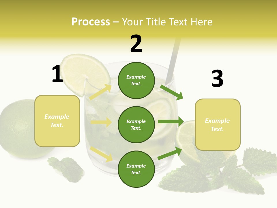 Syrup Sugar Mint PowerPoint Template