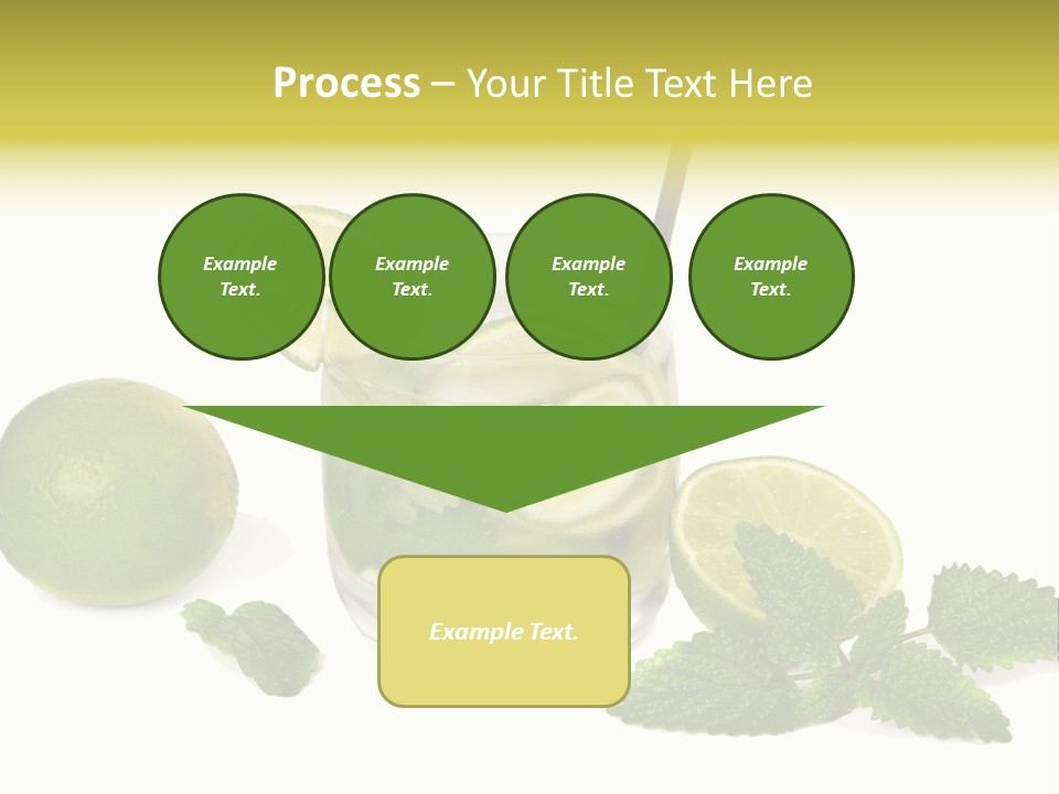 Syrup Sugar Mint PowerPoint Template