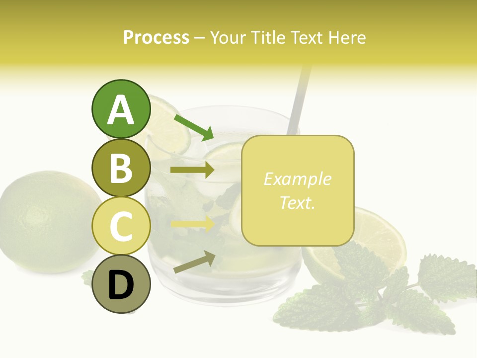 Syrup Sugar Mint PowerPoint Template