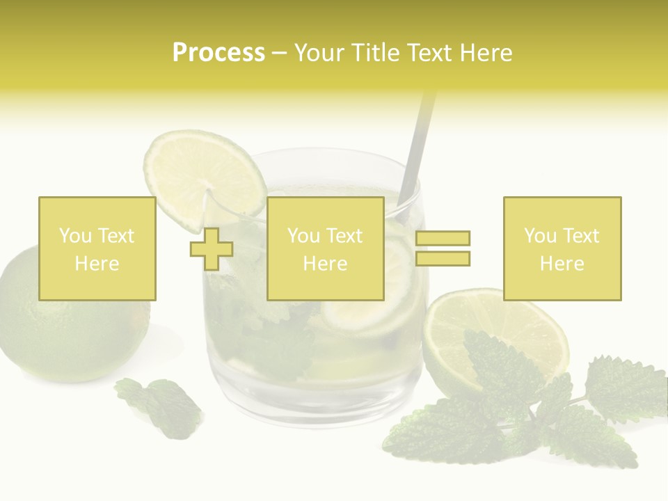 Syrup Sugar Mint PowerPoint Template