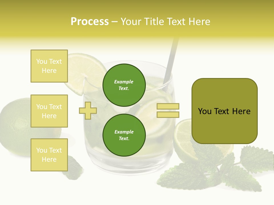 Syrup Sugar Mint PowerPoint Template