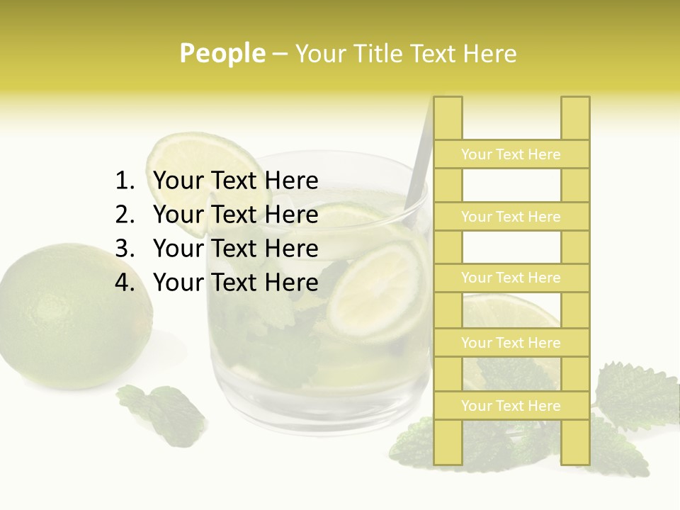 Syrup Sugar Mint PowerPoint Template