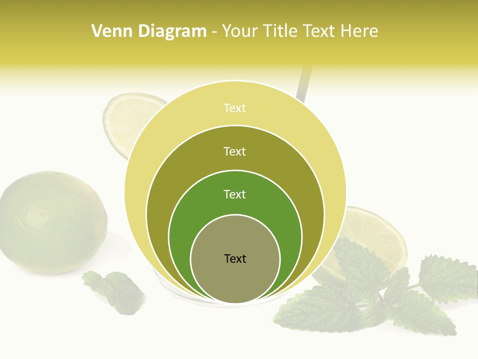 Syrup Sugar Mint PowerPoint Template
