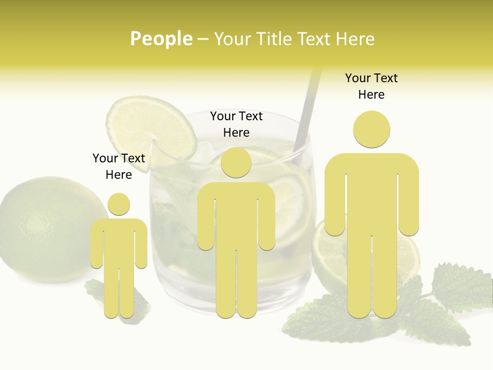 Syrup Sugar Mint PowerPoint Template