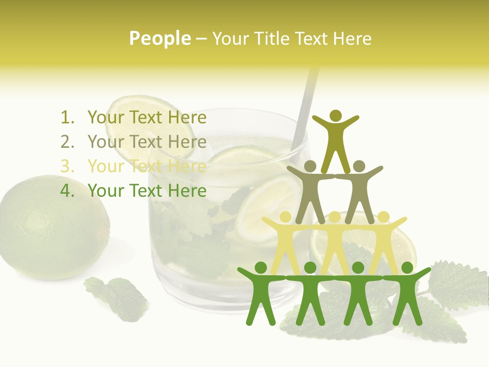 Syrup Sugar Mint PowerPoint Template