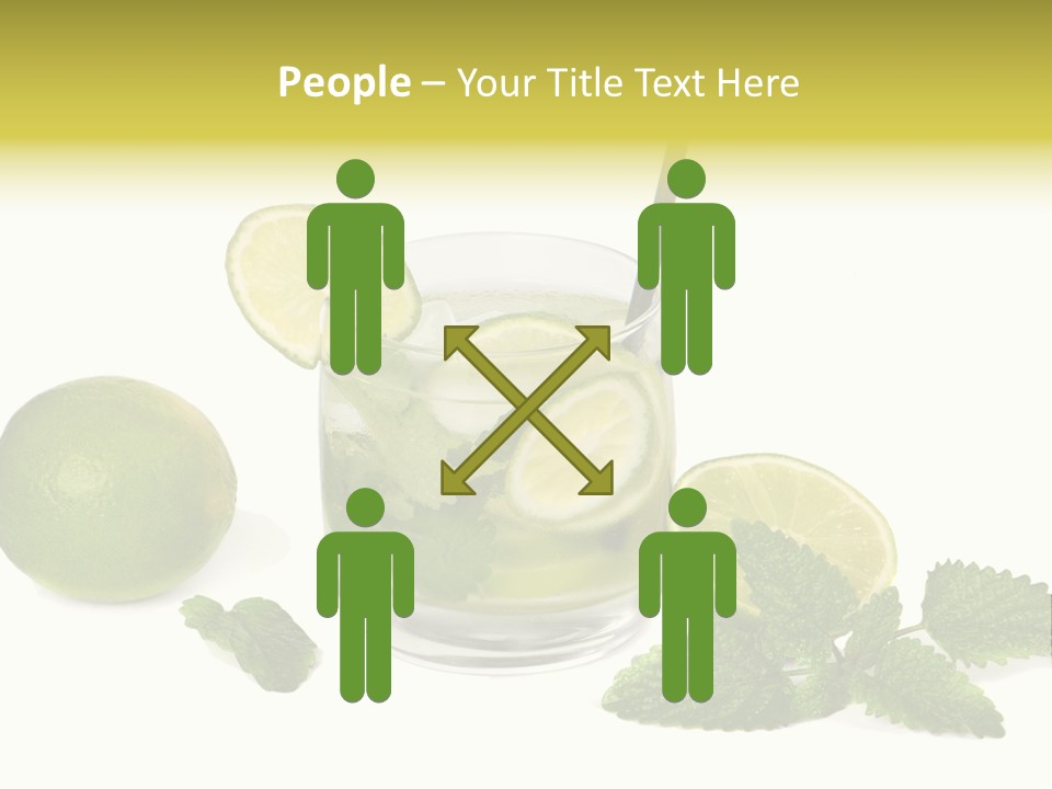 Syrup Sugar Mint PowerPoint Template