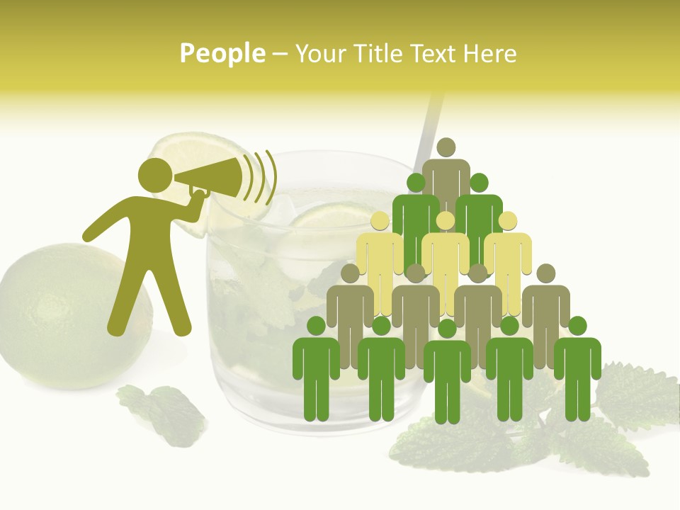 Syrup Sugar Mint PowerPoint Template