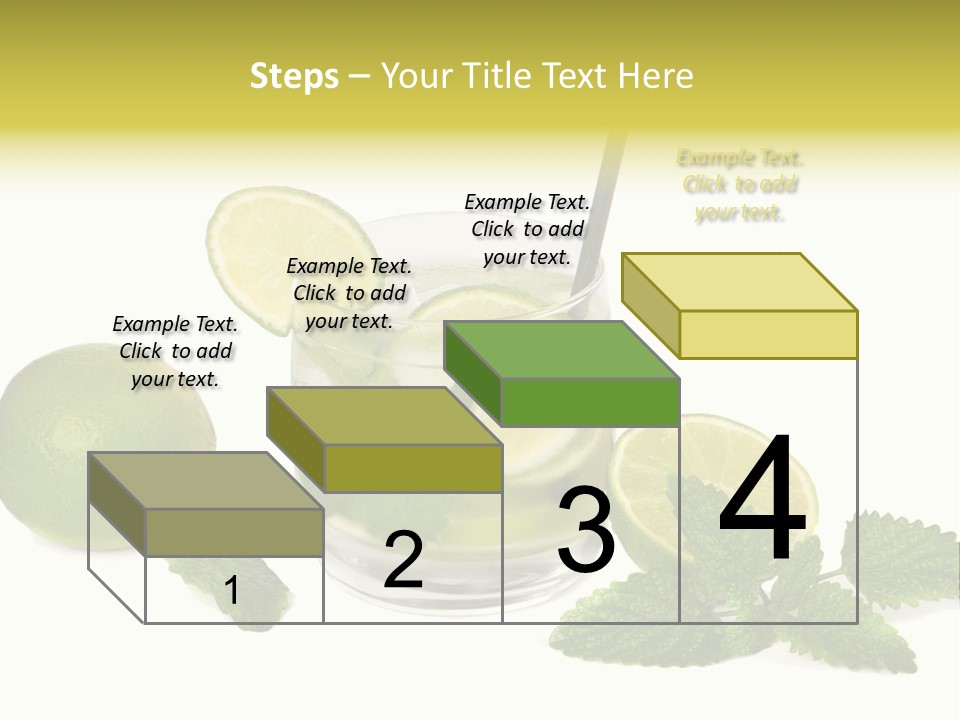 Syrup Sugar Mint PowerPoint Template