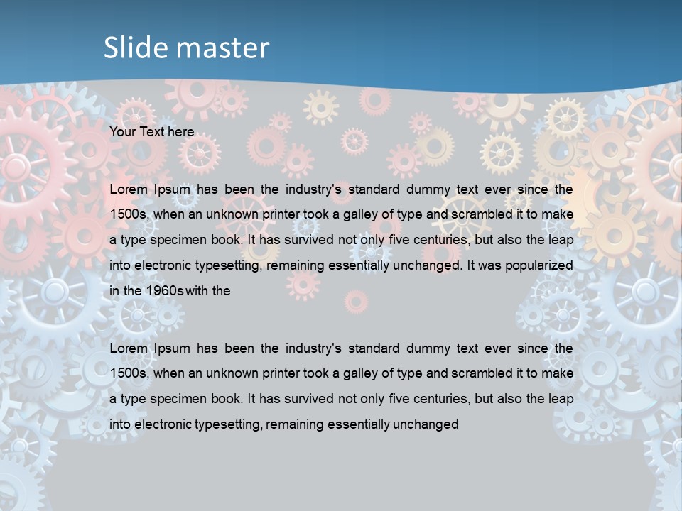 Transfer Human Yellow PowerPoint Template