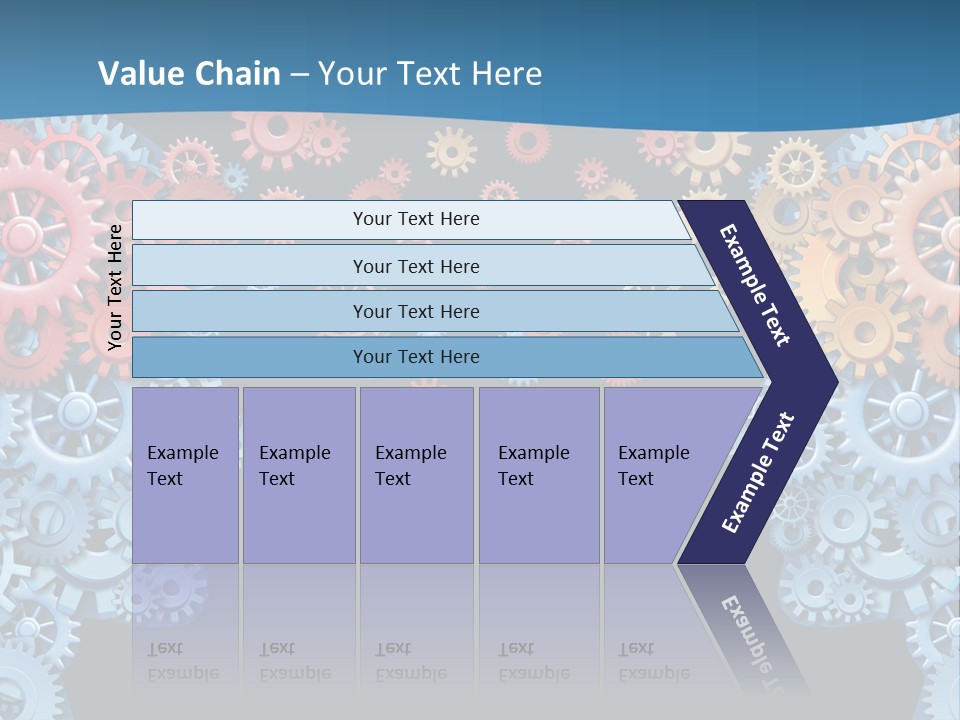 Transfer Human Yellow PowerPoint Template