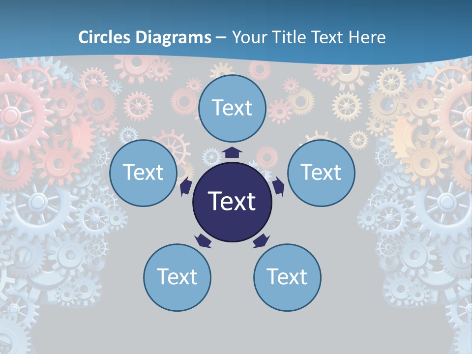 Transfer Human Yellow PowerPoint Template