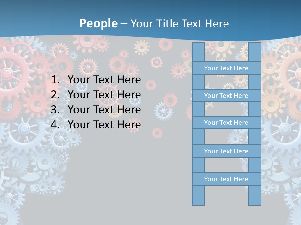 Transfer Human Yellow PowerPoint Template