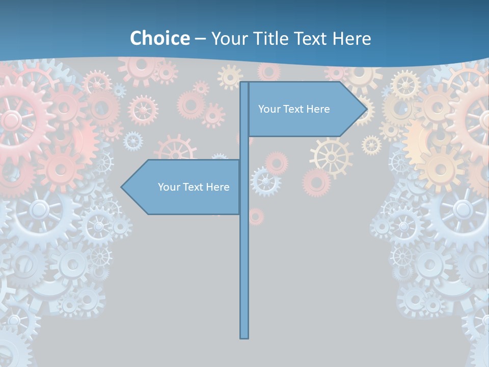 Transfer Human Yellow PowerPoint Template