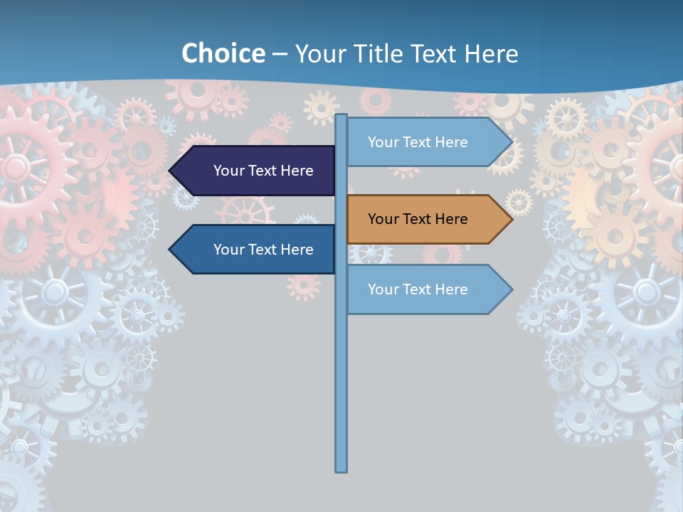 Transfer Human Yellow PowerPoint Template