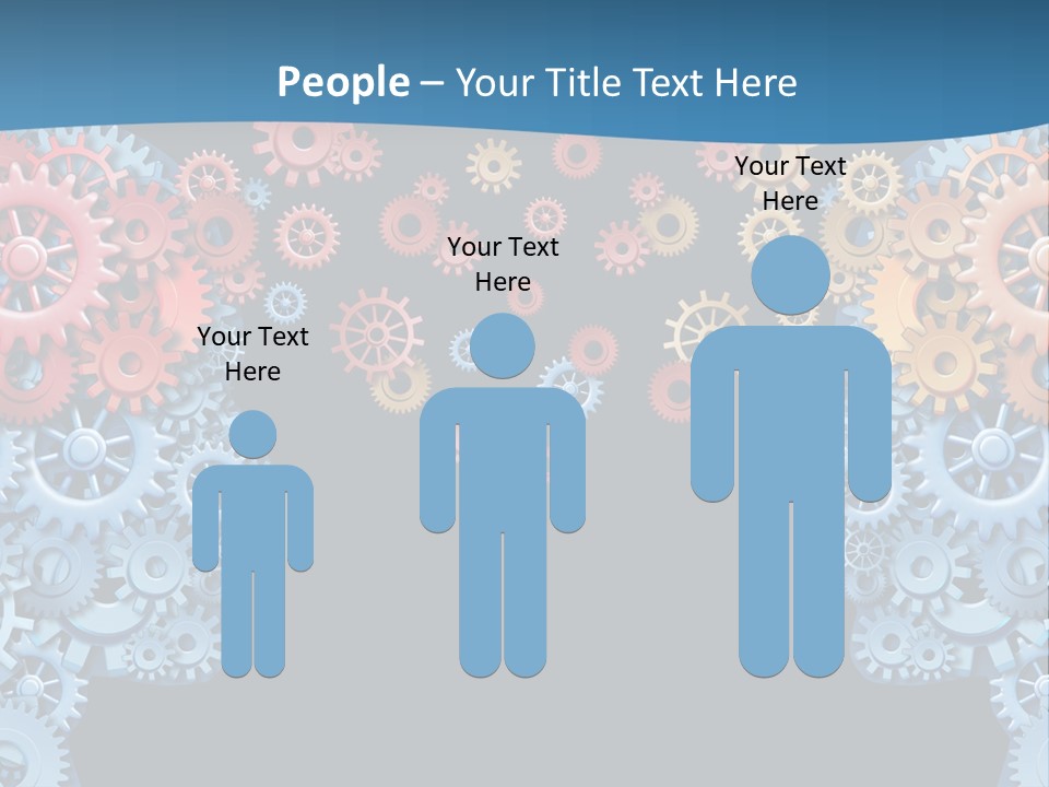 Transfer Human Yellow PowerPoint Template