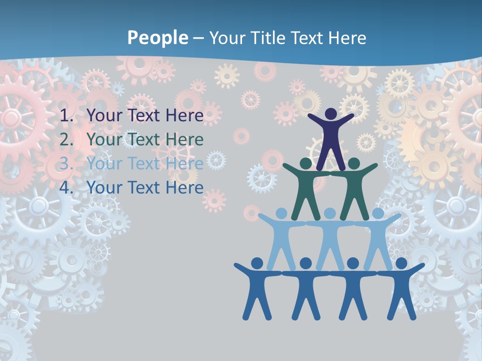 Transfer Human Yellow PowerPoint Template