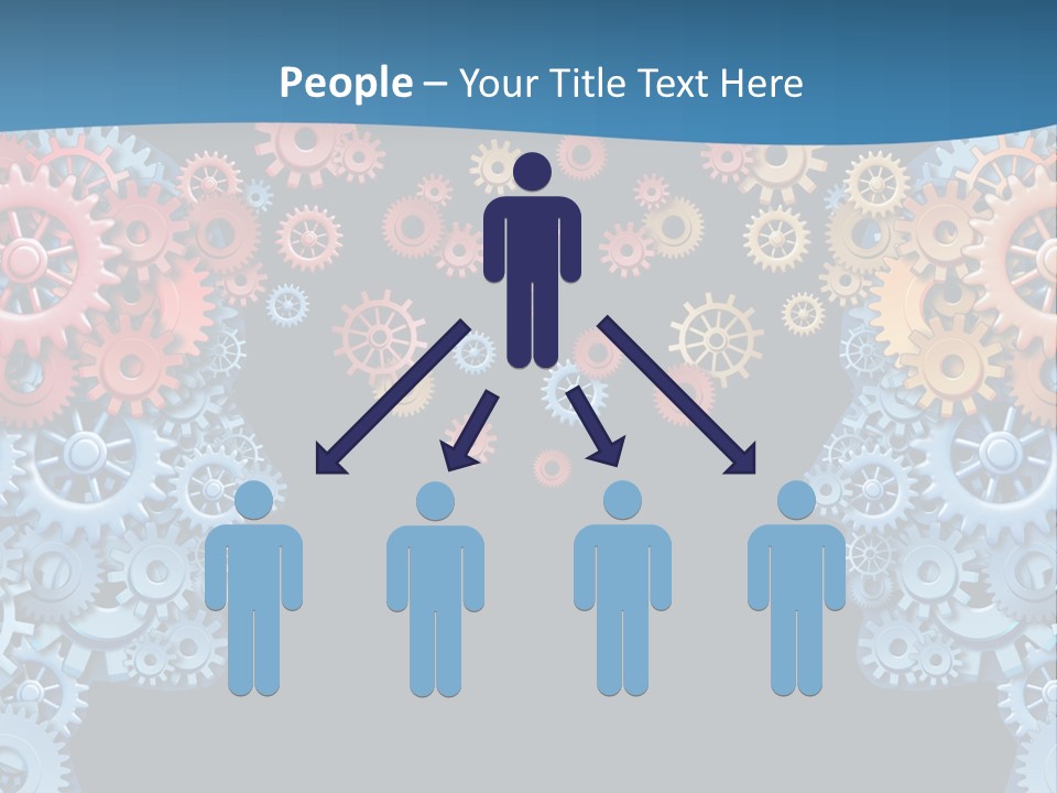 Transfer Human Yellow PowerPoint Template