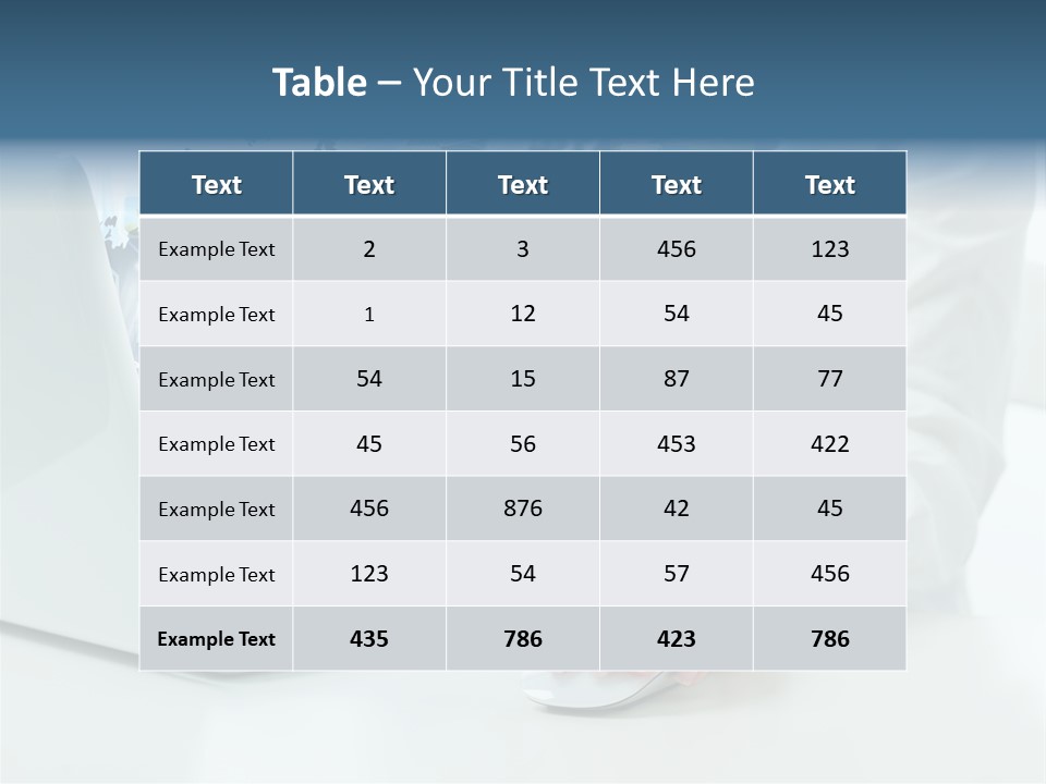 Data Job Touching PowerPoint Template