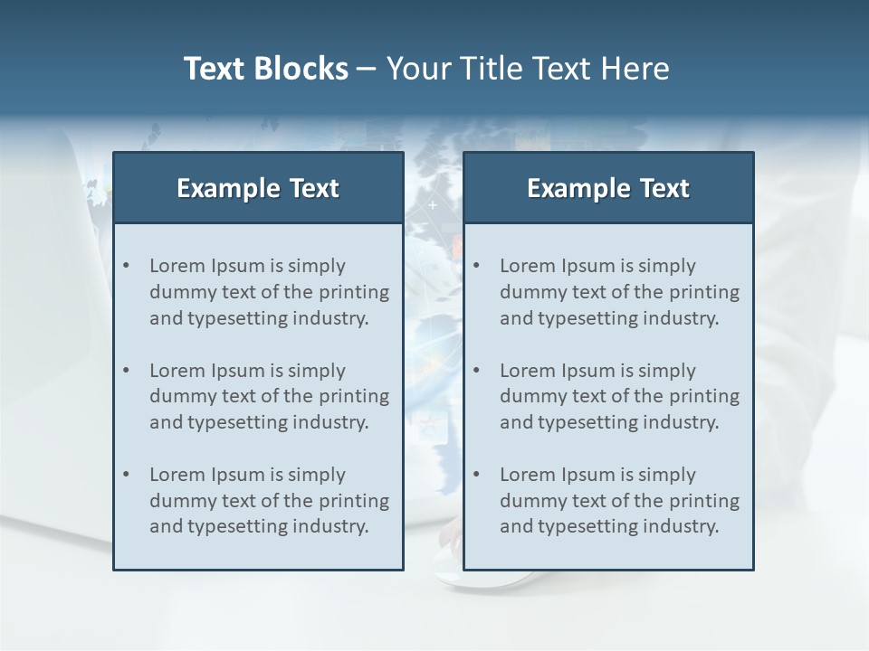Data Job Touching PowerPoint Template