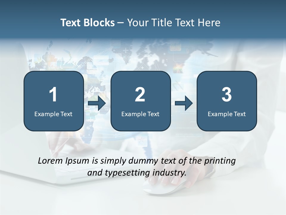 Data Job Touching PowerPoint Template