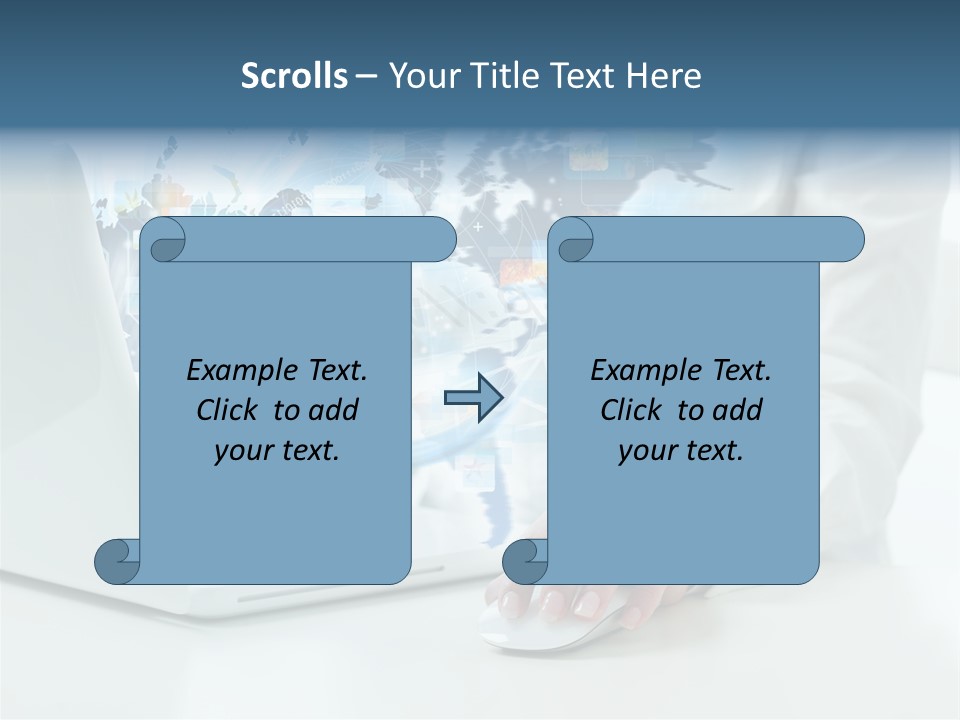 Data Job Touching PowerPoint Template