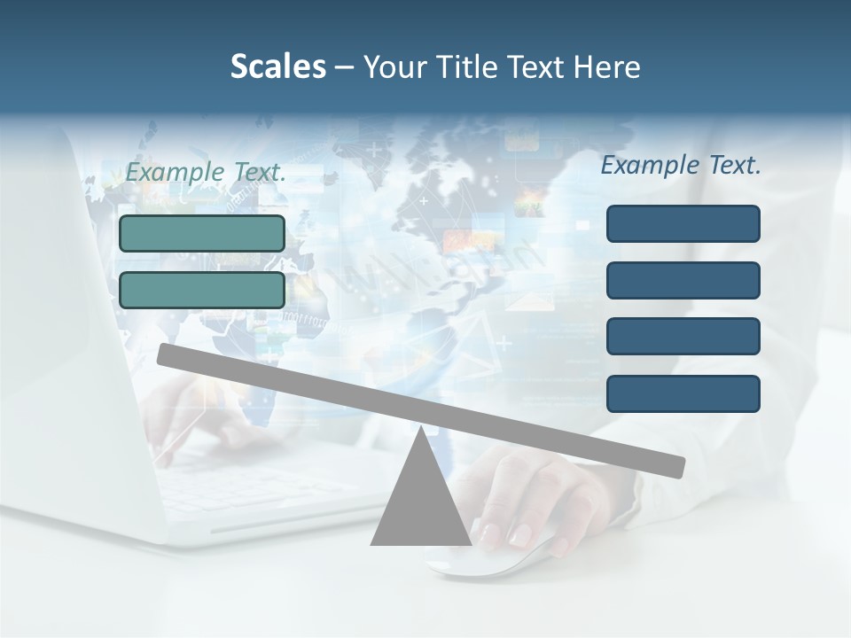 Data Job Touching PowerPoint Template