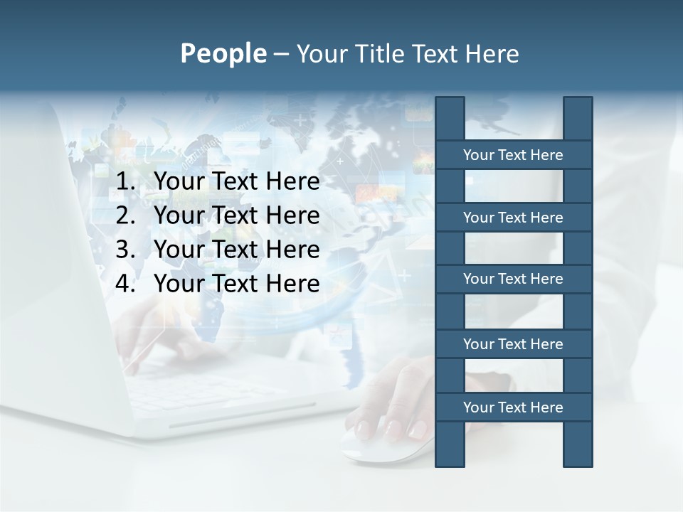 Data Job Touching PowerPoint Template