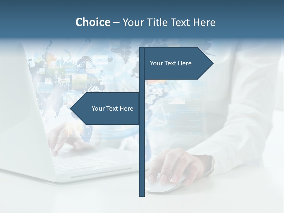 Data Job Touching PowerPoint Template