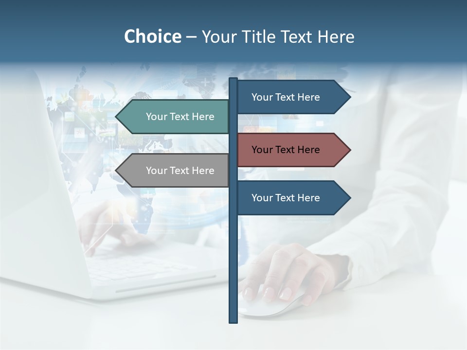 Data Job Touching PowerPoint Template