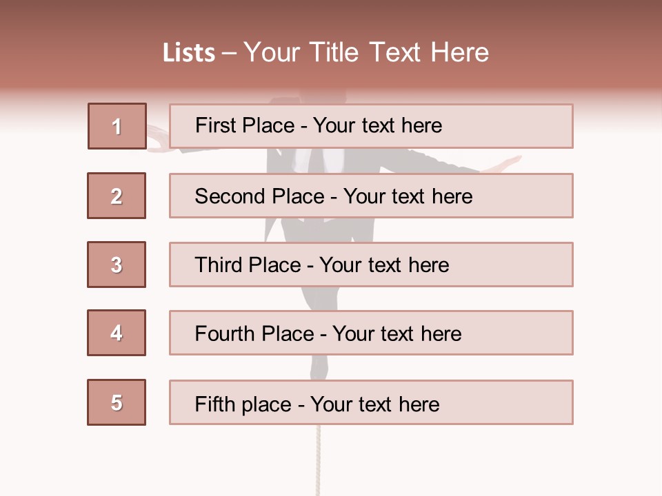 Occupation Young Trouble PowerPoint Template