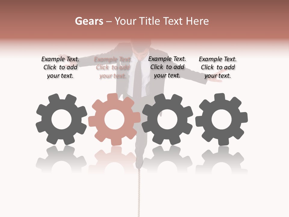 Occupation Young Trouble PowerPoint Template