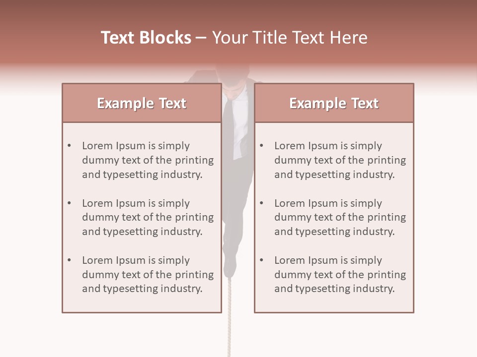 Occupation Young Trouble PowerPoint Template