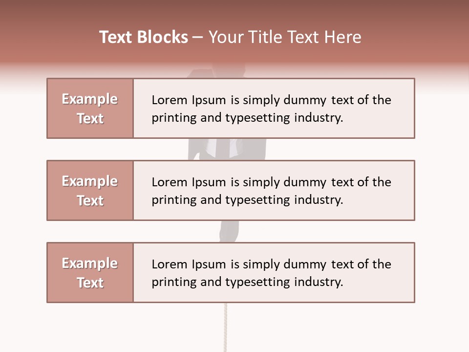 Occupation Young Trouble PowerPoint Template