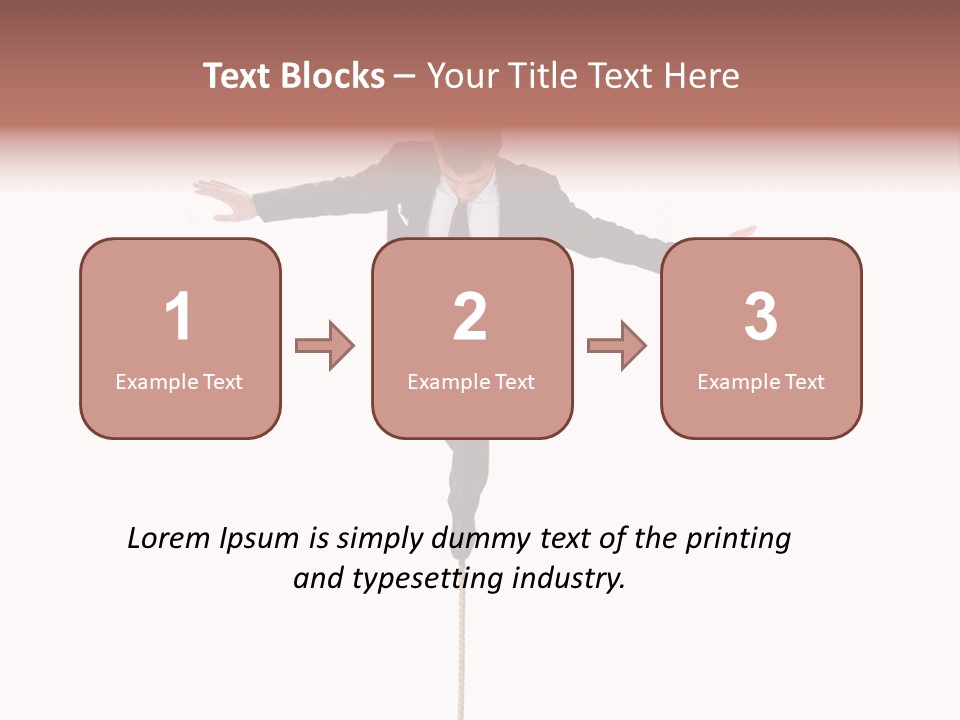 Occupation Young Trouble PowerPoint Template