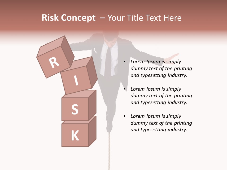 Occupation Young Trouble PowerPoint Template