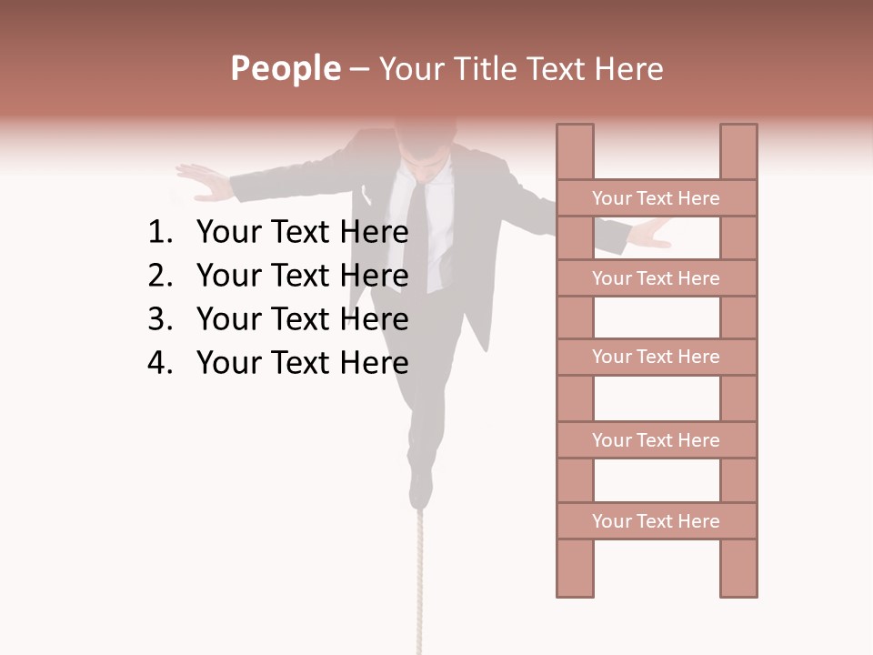 Occupation Young Trouble PowerPoint Template