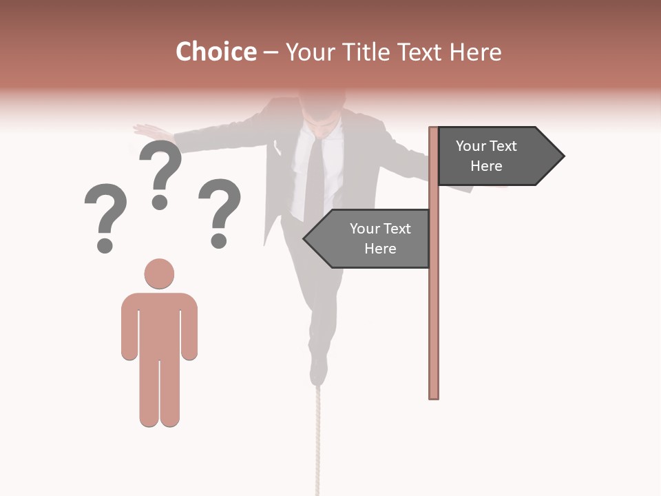 Occupation Young Trouble PowerPoint Template