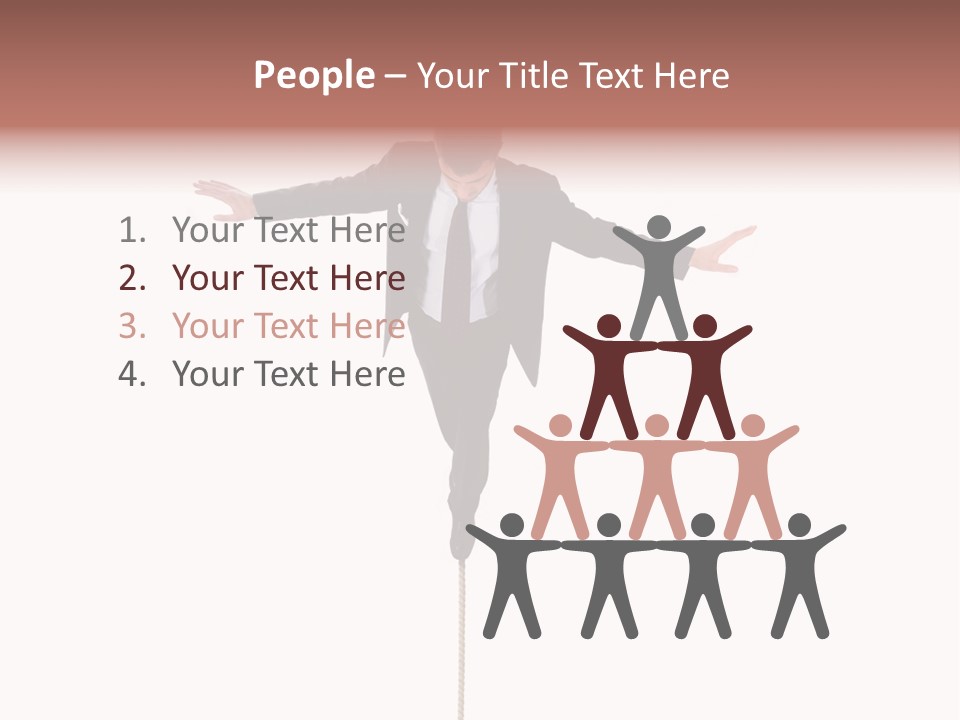 Occupation Young Trouble PowerPoint Template