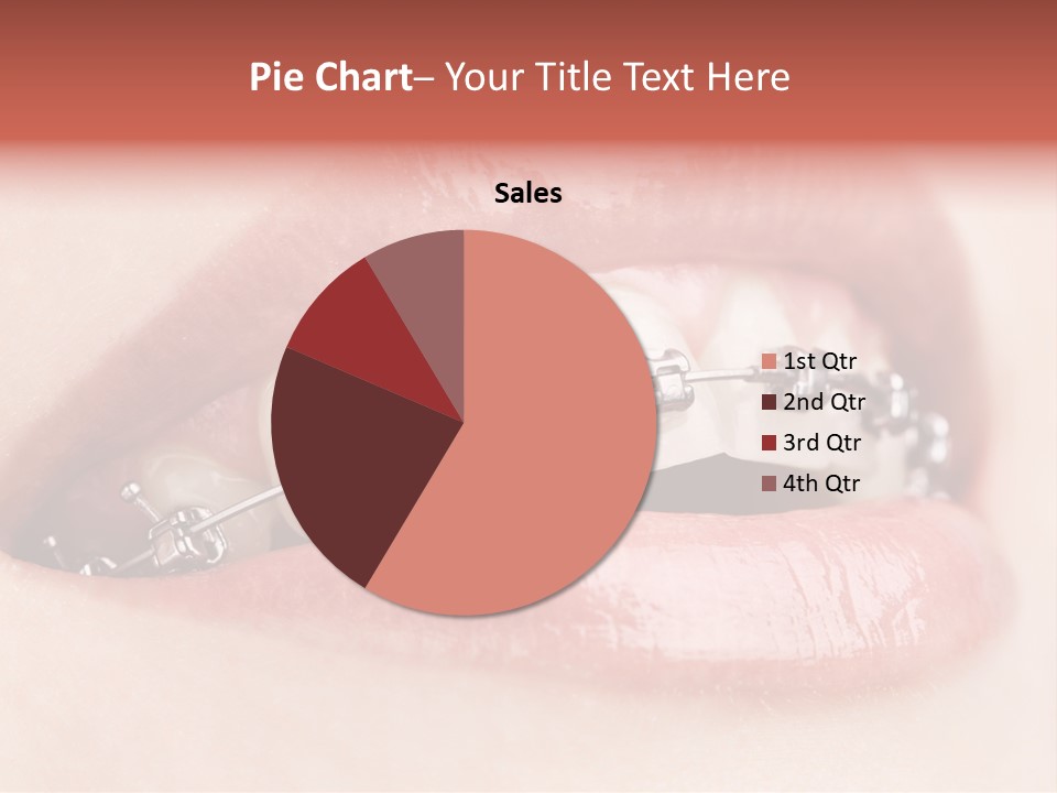 Healthy Lips Braces PowerPoint Template