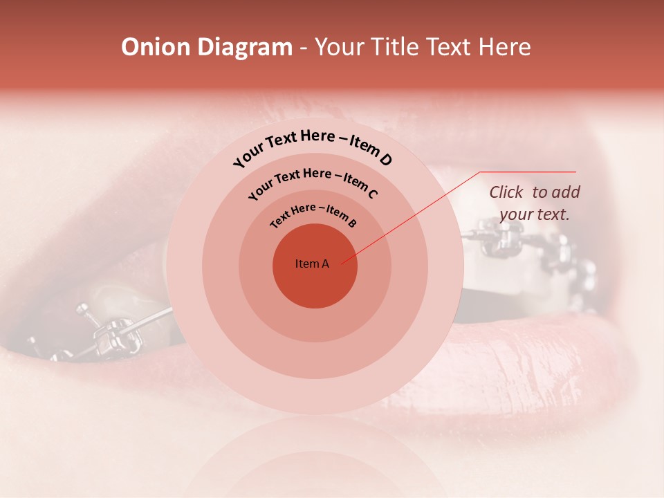 Healthy Lips Braces PowerPoint Template