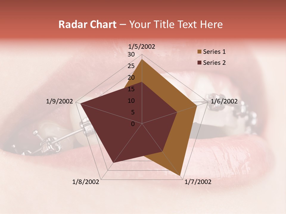 Healthy Lips Braces PowerPoint Template