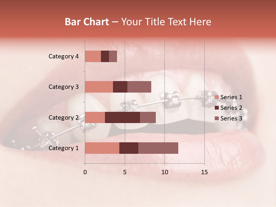 Healthy Lips Braces PowerPoint Template