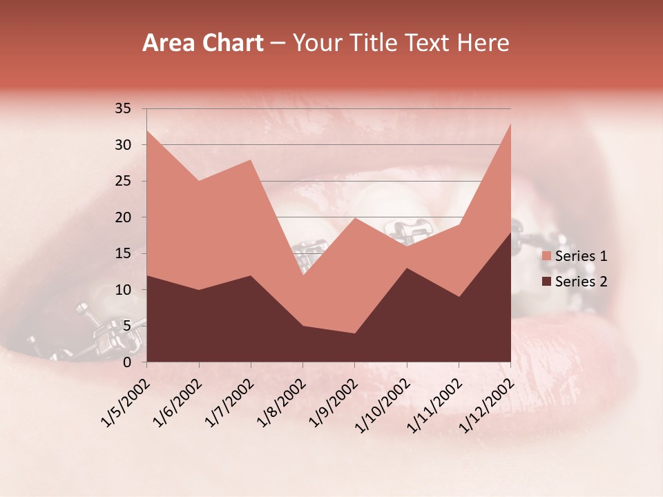 Healthy Lips Braces PowerPoint Template