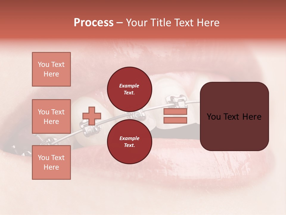Healthy Lips Braces PowerPoint Template
