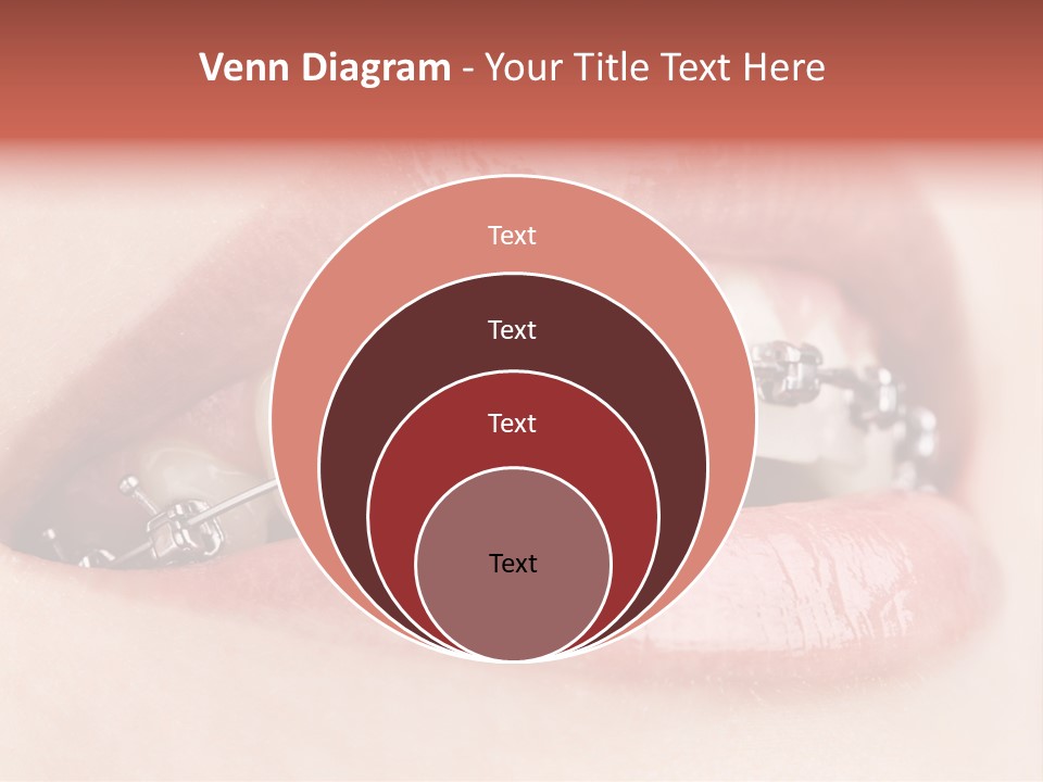 Healthy Lips Braces PowerPoint Template