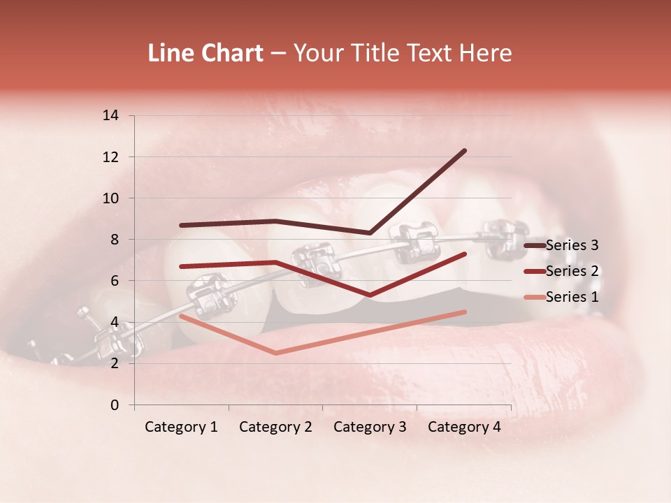 Healthy Lips Braces PowerPoint Template