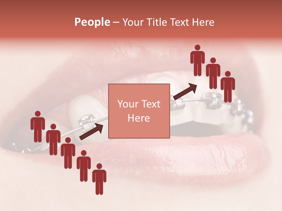 Healthy Lips Braces PowerPoint Template