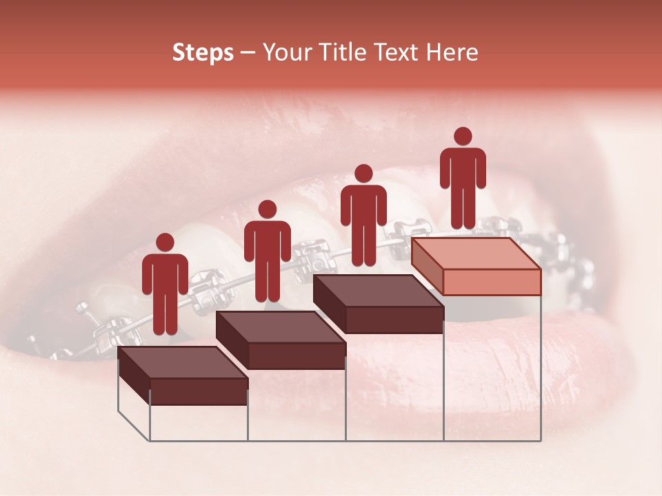 Healthy Lips Braces PowerPoint Template