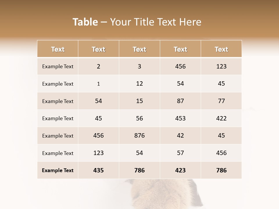 British Tabby Cut PowerPoint Template